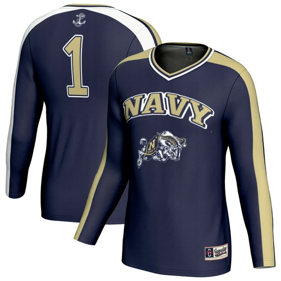 Youth GameDay Greats Navy Navy Midshipmen #1 Lightweight Volleyball Fashion Jersey