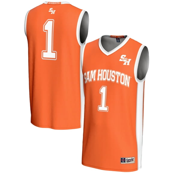 Youth GameDay Greats  Orange #1 Sam Houston State Bearkats Lightweight Replica Basketball Jersey
