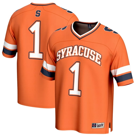 Youth GameDay Greats Orange #1 Syracuse Orange Lightweight Collegiate Football Fashion Jersey