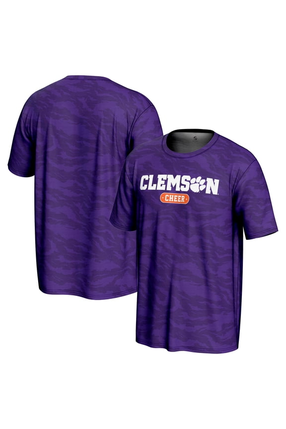 Youth GameDay Greats Purple Clemson Tigers Cheer T-Shirt