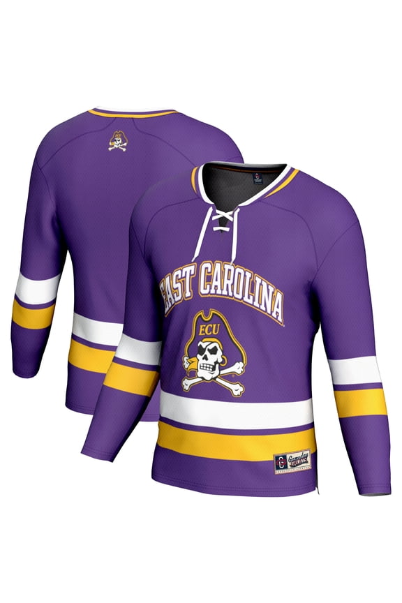 Youth GameDay Greats Purple ECU Pirates Spirit Hockey Jersey