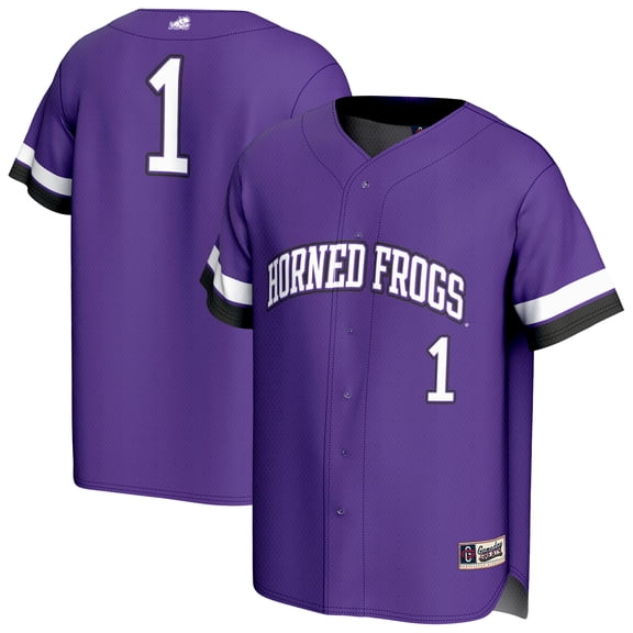 Youth GameDay Greats Purple TCU Horned Frogs Lightweight Collegiate Baseball Fashion Jersey