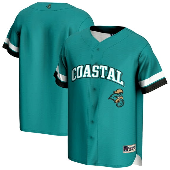 Youth GameDay Greats Teal Coastal Carolina Chanticleers Baseball Jersey