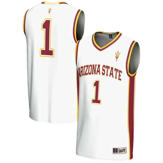 Male GameDay Greats #1 White Arizona State Sun Devils Lightweight Basketball Jersey