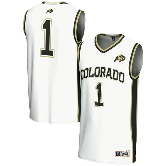 Youth GameDay Greats  White #1 Colorado Buffaloes Lightweight Replica Basketball Jersey