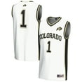 thumbnail image 1 of GameDay Greats  White #1 Colorado Buffaloes Replica Lightweight Basketball Jersey, 1 of 4