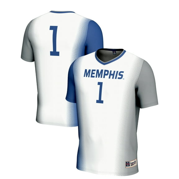 Youth GameDay Greats White #1 Memphis Tigers Lightweight Women's Soccer Jersey
