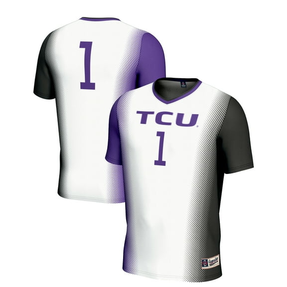 Youth GameDay Greats White #1 TCU Horned Frogs  Lightweight Women's Soccer Jersey