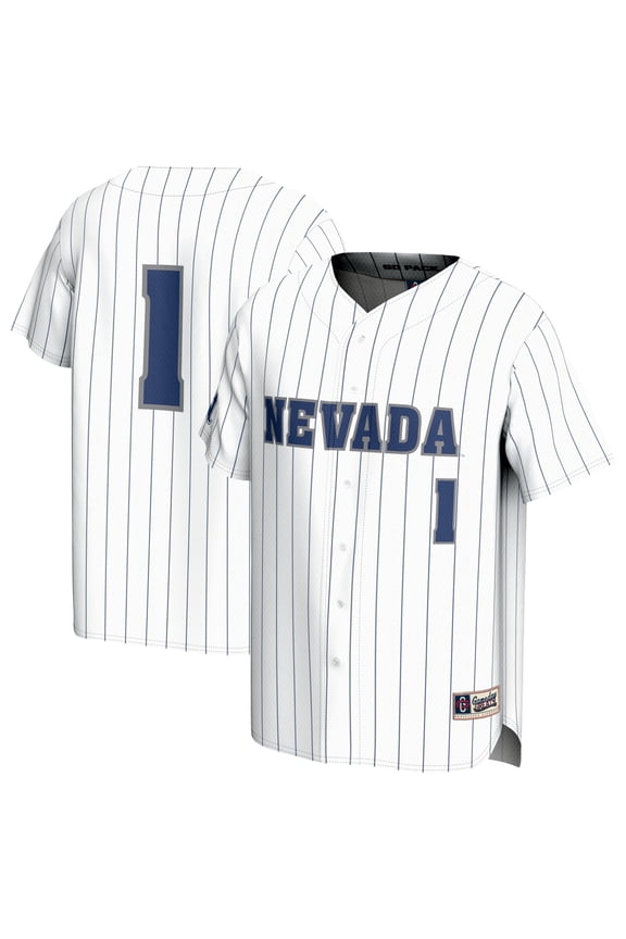 Unisex GameDay Greats White Nevada Wolf Pack Lightweight Baseball Jersey