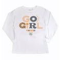 thumbnail image 1 of Youth Gameday Couture White Tennessee Volunteers PoweredBy Go Girl Long Sleeve T-Shirt, 1 of 1