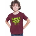 thumbnail image 1 of Youth Gamer Mode On Funny Gaming T-Shirt, 1 of 1