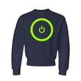 thumbnail image 1 of Youth Gaming Power Button Gamer Pride Crewneck Sweatshirt, 1 of 1