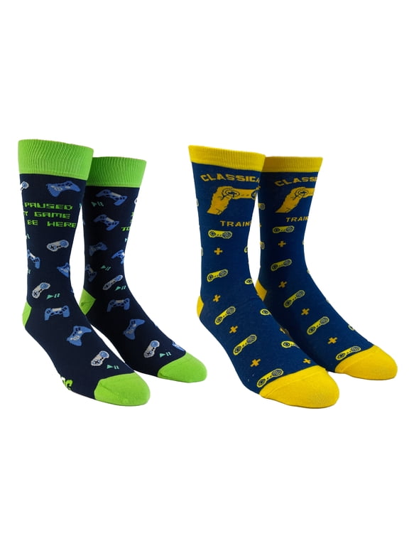 Youth Gaming Sock Bundle Classically Trained and I Paused My Game Sock 2-Pack
