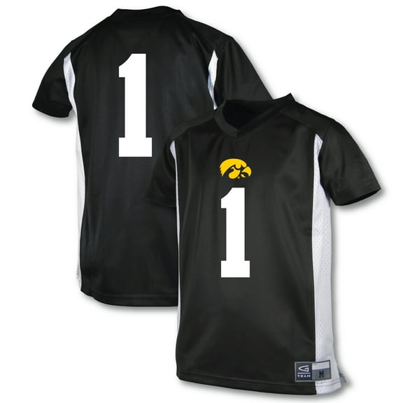 Youth Garb #1 Black Iowa Hawkeyes Football Jersey