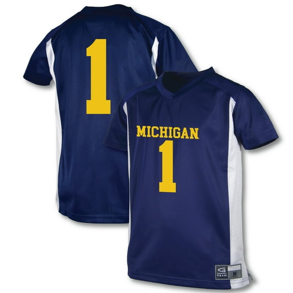 Youth Garb #1 Blue Michigan Wolverines Football Jersey