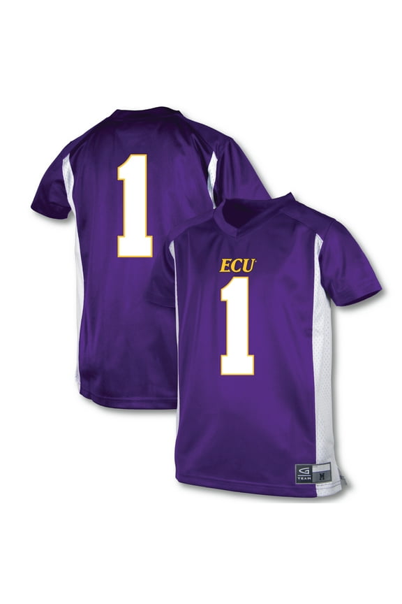 Youth Garb #1 Purple ECU Pirates Football Jersey