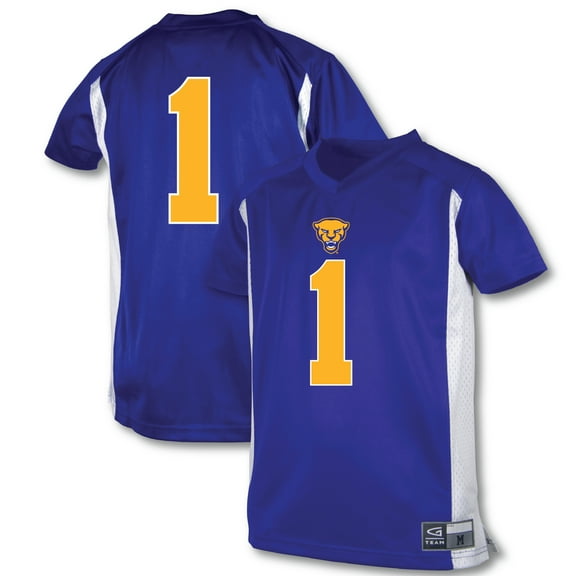 Youth Garb #1 Royal Pitt Panthers Football Jersey