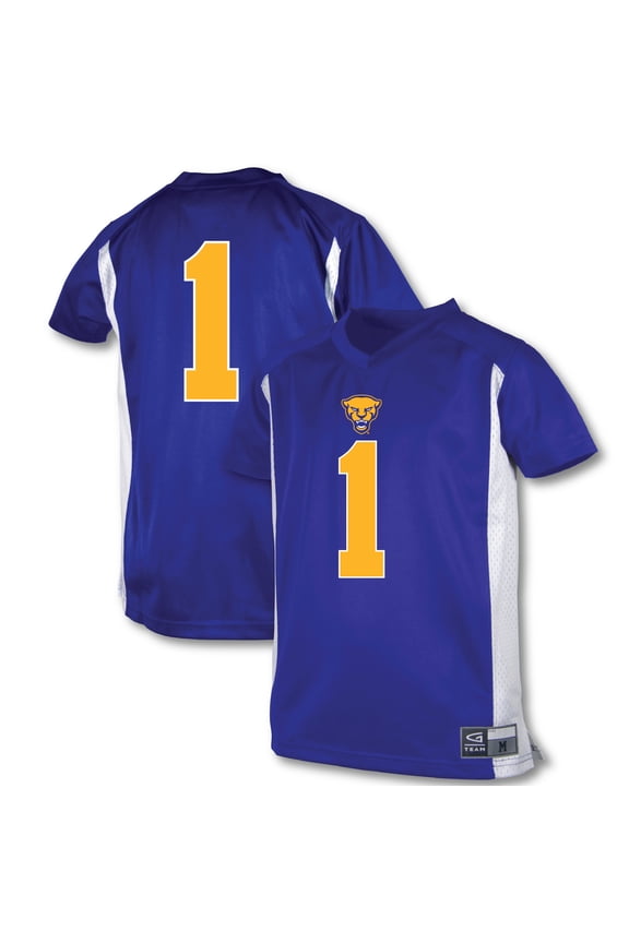 Youth Garb #1 Royal Pitt Panthers Football Jersey