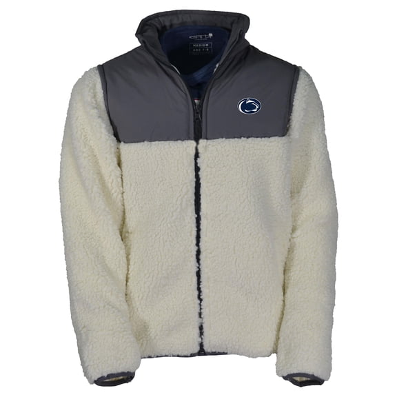 Youth Garb Charcoal Penn State Nittany Lions Teddy Sherpa Jacket