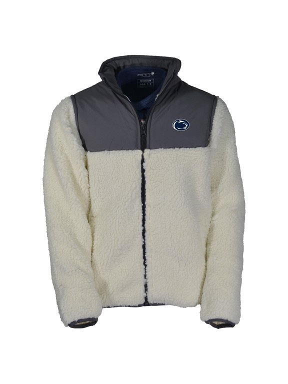 Youth Garb Charcoal Penn State Nittany Lions Teddy Sherpa Jacket