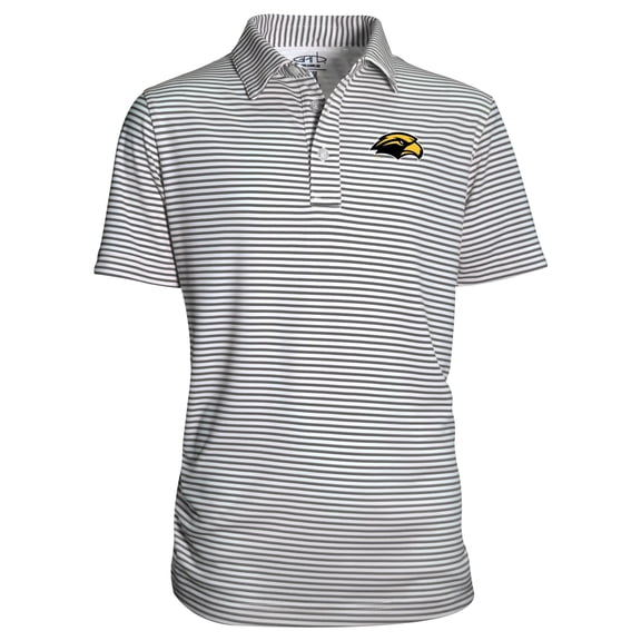 Youth Garb  Charcoal Southern Miss Golden Eagles Carson Polo