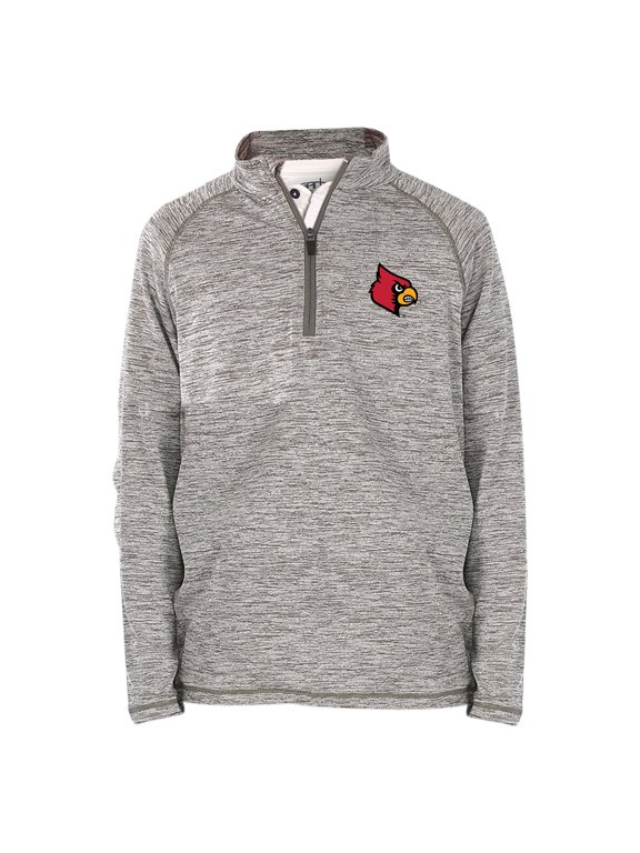 Youth Garb Gray Louisville Cardinals Matthew Quarter-Zip Top