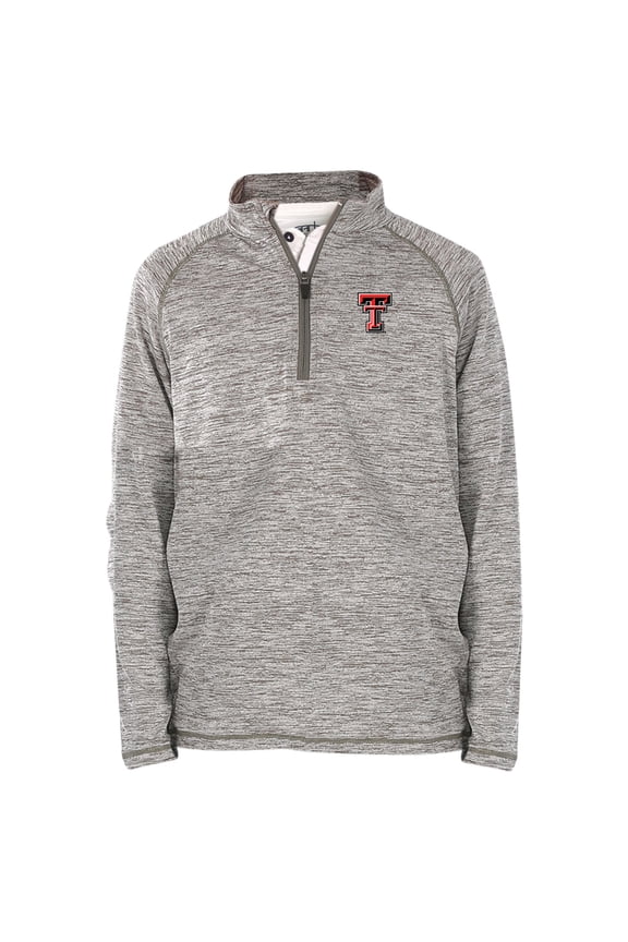 Youth Garb  Gray Texas Tech Red Raiders Matthew Raglan Quarter-Zip Top