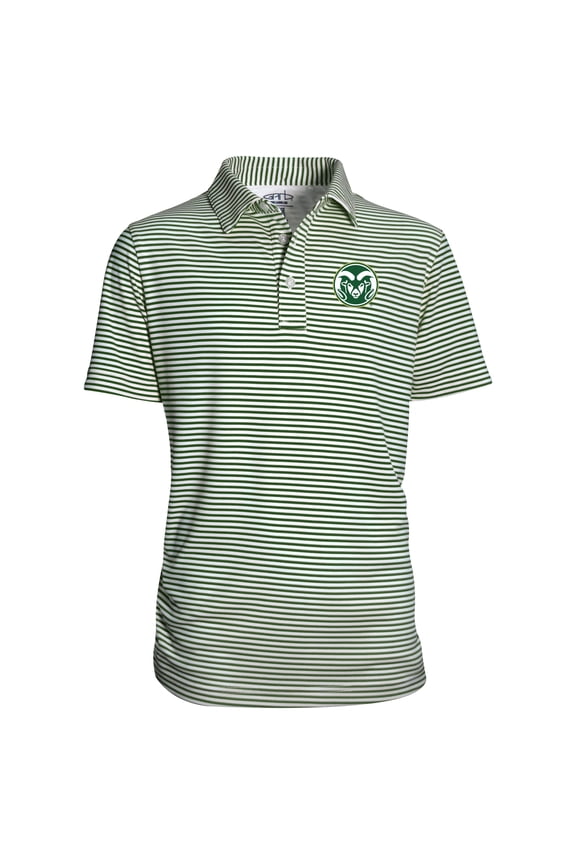 Youth Garb Green Colorado State Rams Carson Polo