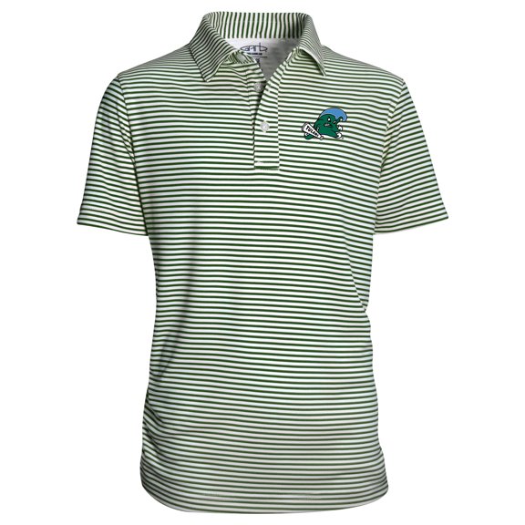 Youth Garb Green Tulane Green Wave Carson Polo