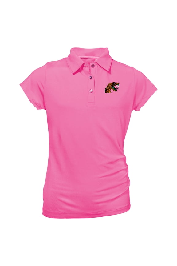 Youth Garb Light Pink Florida A&M Rattlers Brighton Polo