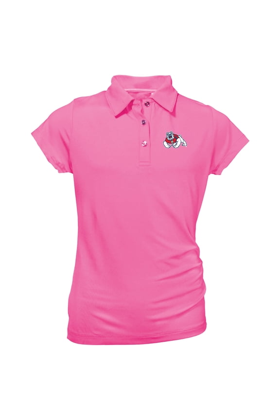 Youth Garb Light Pink Fresno State Bulldogs Brighton Polo