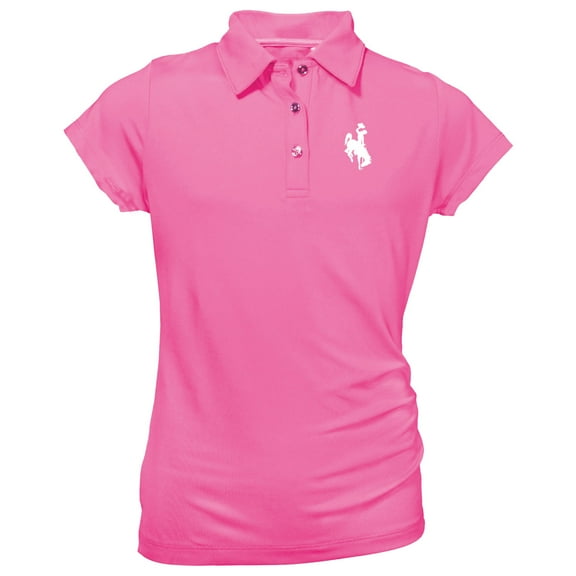 Youth Garb Light Pink Wyoming Cowboys Brighton Polo