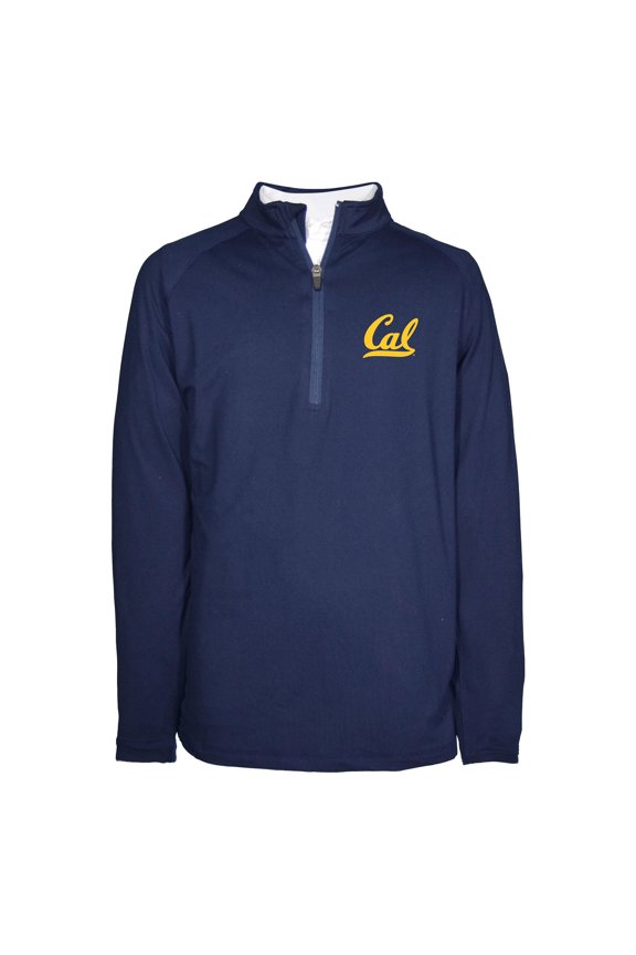 Youth Garb Navy Cal Bears Matthew Raglan Quarter-Zip Top