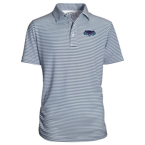 Youth Garb Navy Florida Atlantic Owls Carson Polo