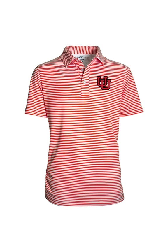 Youth Garb Red Utah Utes Carson Polo