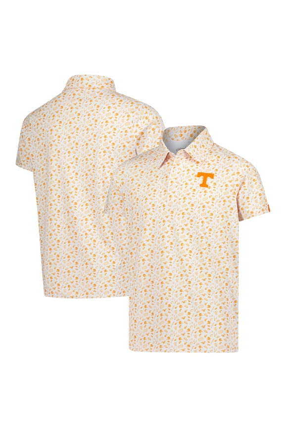 Youth Garb Tennessee Orange Tennessee Volunteers Tom Allover Print Performance Polo