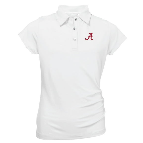 Youth Garb White Alabama Crimson Tide Brighton Polo