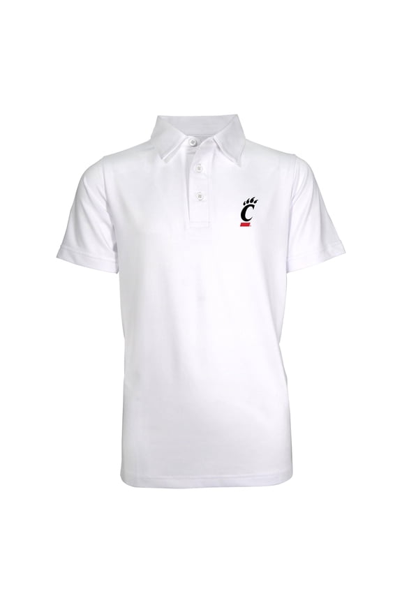 Youth Garb White Cincinnati Bearcats Blake Youth Polo