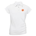 thumbnail image 1 of Youth Garb White Clemson Tigers Brighton Polo, 1 of 1