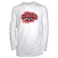 thumbnail image 1 of Youth Garb White Georgia Bulldogs Jessie Long Sleeve Sunshirt, 1 of 1