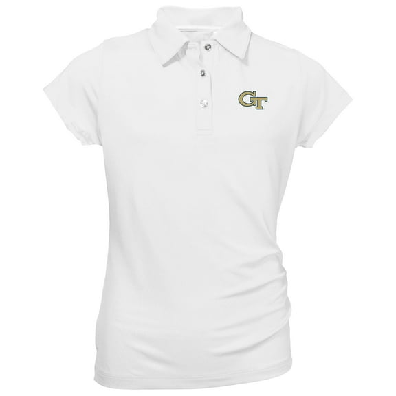 Youth Garb White Georgia Tech Yellow Jackets Brighton Polo