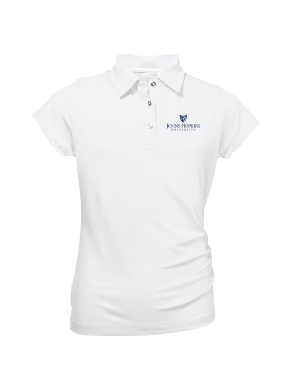 Youth Garb White Johns Hopkins Blue Jays Brighton Polo