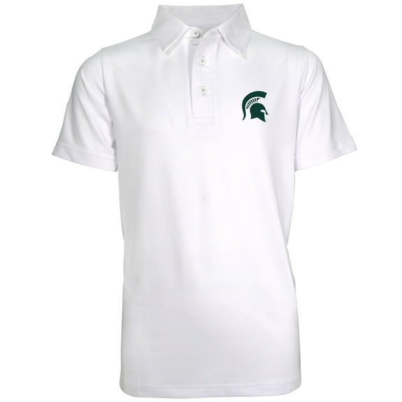 Youth Garb White Michigan State Spartans Polo