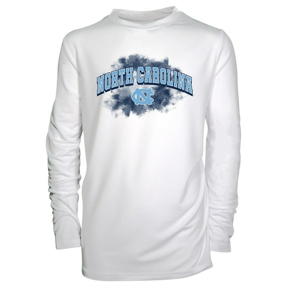 Youth Garb White North Carolina Tar Heels Jessie Long Sleeve Sunshirt