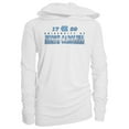 thumbnail image 1 of Youth Garb White North Carolina Tar Heels Marley Long Sleeve Raglan Hoodie Sunshirt, 1 of 1