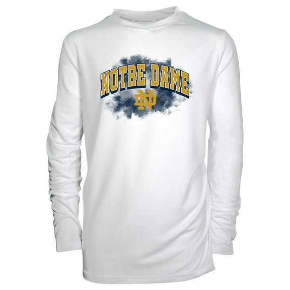 Youth Garb White Notre Dame Fighting Irish Jessie Long Sleeve Sunshirt