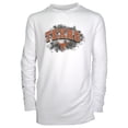 thumbnail image 1 of Youth Garb White Texas Longhorns Jessie Long Sleeve Sunshirt, 1 of 1