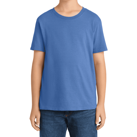Youth Garment-Dyed T-Shirt Soft Cotton Vintage Look Beach Wash PC099Y