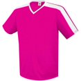 thumbnail image 1 of Youth Genesis Soccer Jersey, Raspberry & White - Small, 1 of 1