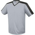 thumbnail image 1 of Youth Genesis Soccer Jersey, Silver Gray & Black - Large, 1 of 1